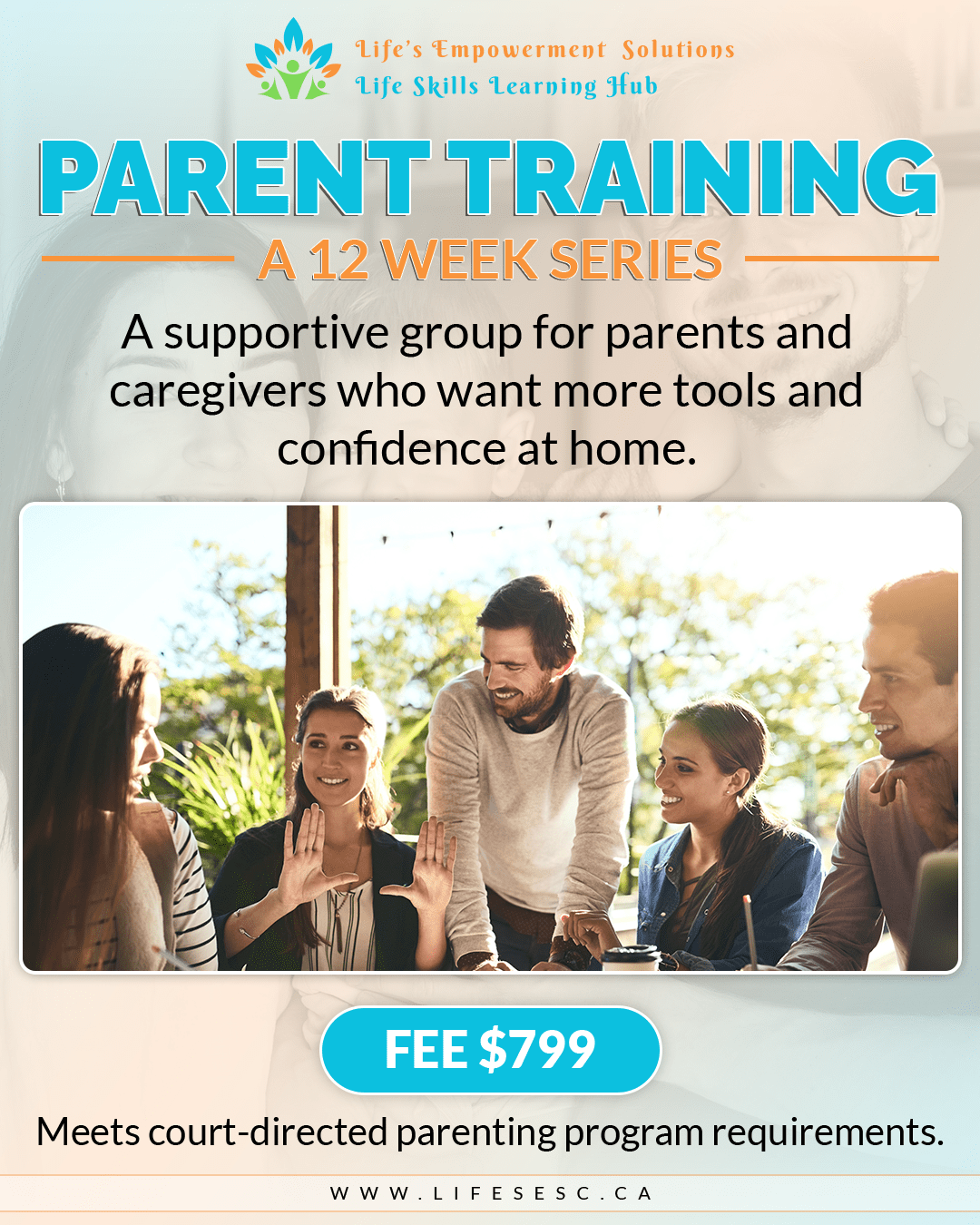 parent training poster