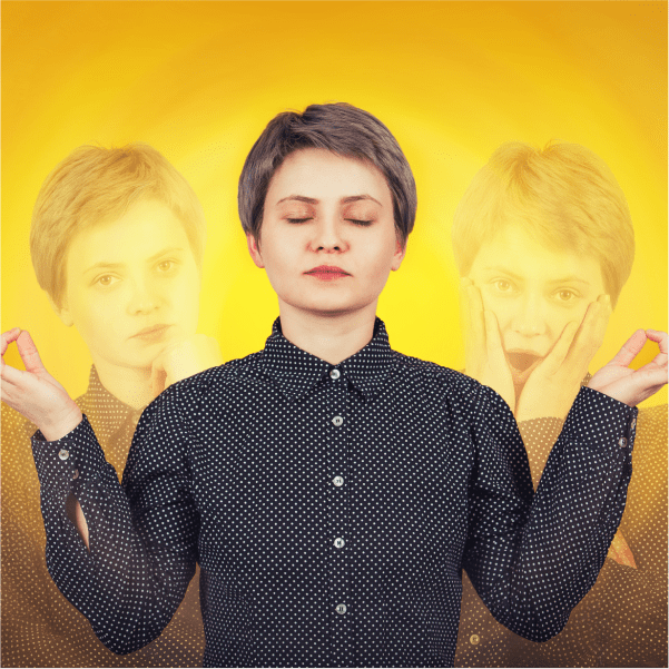 woman dealing with emotions
