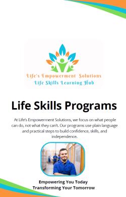 life skills brochure cover